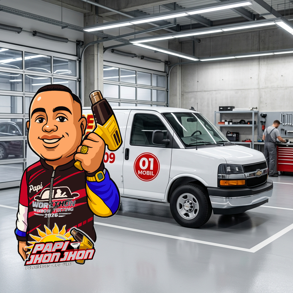 Camioneta de servicio móvil de Papi Jhon Jhon
